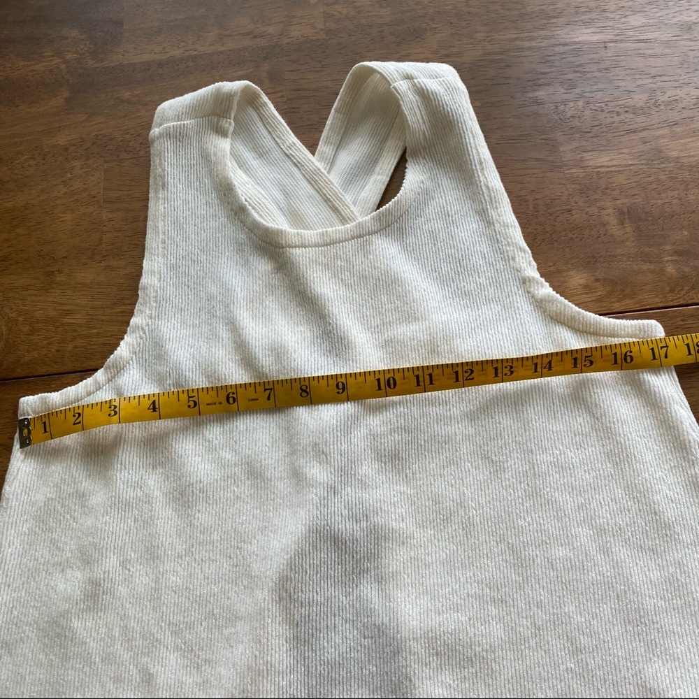 MADEWELL Ottoman Jaquard Cross back tank top - Picture 7 of 8